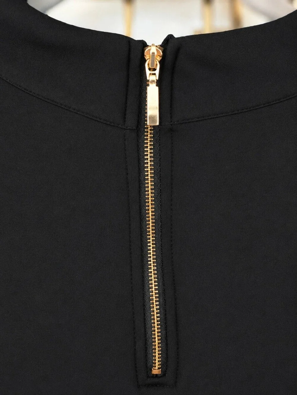 3X- Belldini-  Black Sleeveless Tunic with Studded Detail